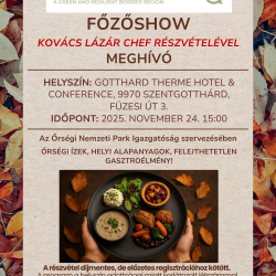 Főzőshow Kovács Lázár chef részvételével