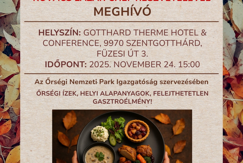 Főzőshow Kovács Lázár chef részvételével